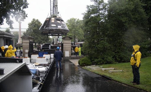 Orion Arrival at White House Complex
