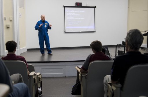 Astronaut Scott Tingle at McKinley Technology High School
