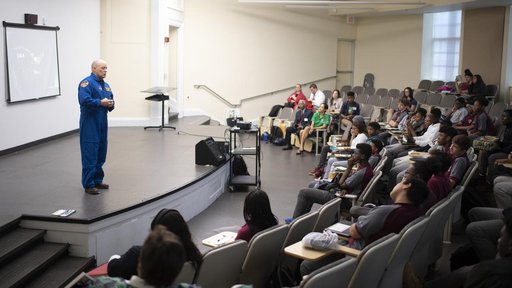 Astronaut Scott Tingle at McKinley Technology High School