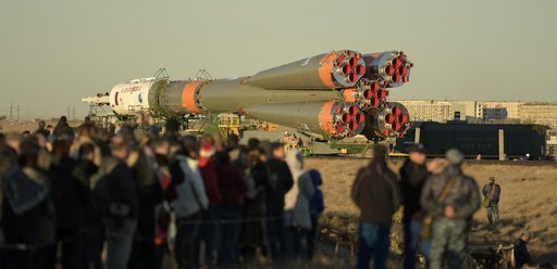 Expedition 57 Soyuz Rollout