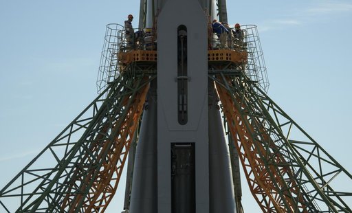 Expedition 57 Soyuz Rollout
