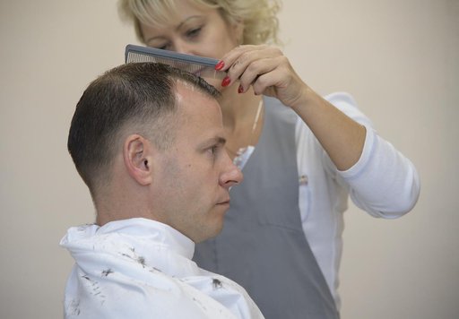 Expedition 57 Crew Haircuts