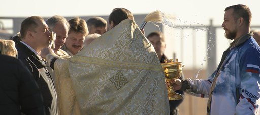 Expedition 57 Soyuz Blessing