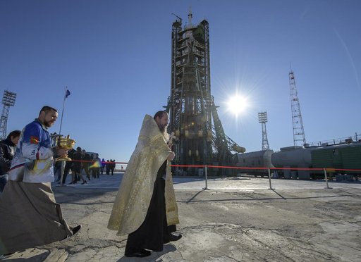 Expedition 57 Soyuz Blessing