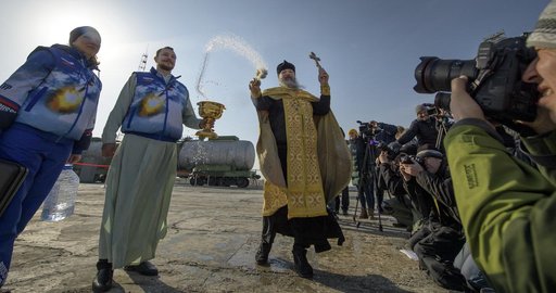 Expedition 59 Soyuz Blessing