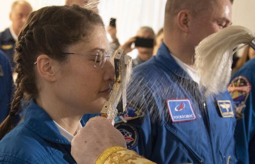 Expedition 59 Crew Blessing