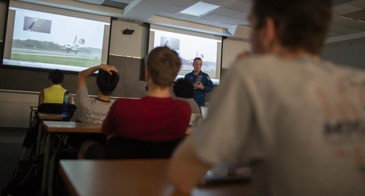 Astronaut Ricky Arnold at University of Maryland
