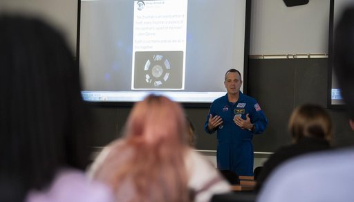 Astronaut Ricky Arnold at University of Maryland