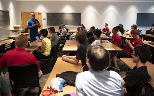 Astronaut Ricky Arnold at University of Maryland