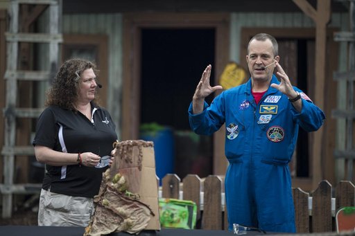 Astronaut Ricky Arnold at Six Flags America