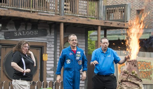 Astronaut Ricky Arnold at Six Flags America