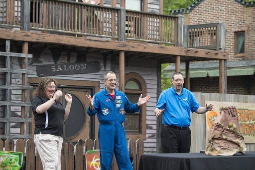 Astronaut Ricky Arnold at Six Flags America