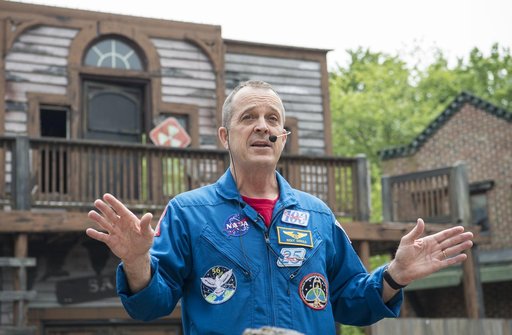 Astronaut Ricky Arnold at Six Flags America