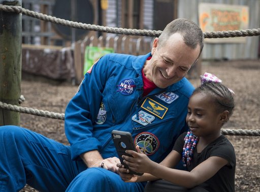 Astronaut Ricky Arnold at Six Flags America