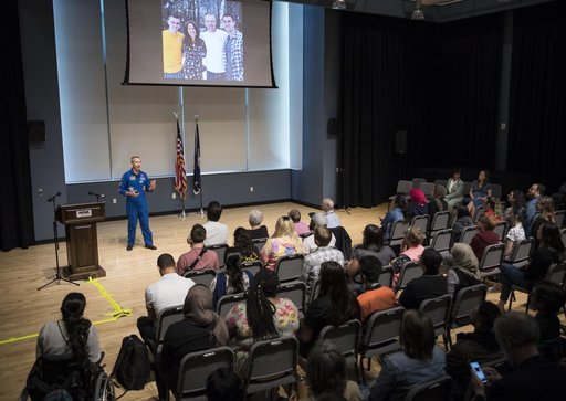 Astronaut Drew Feustel Visits NOVA Community College