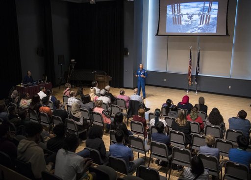 Astronaut Drew Feustel Visits NOVA Community College