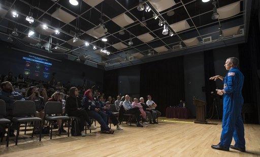 Astronaut Drew Feustel Visits NOVA Community College
