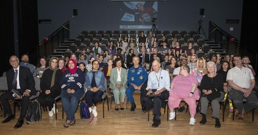 Astronaut Drew Feustel Visits NOVA Community College