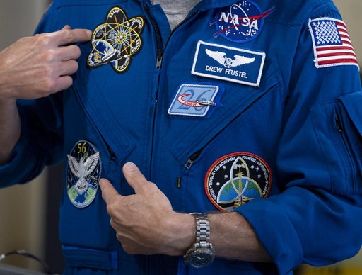 Astronaut Drew Feustel at John Burroughs Elementary School