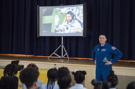 Astronaut Serena Auñón-Chancellor at Excel Academy