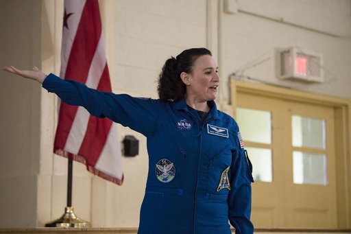Astronaut Serena Auñón-Chancellor at Excel Academy