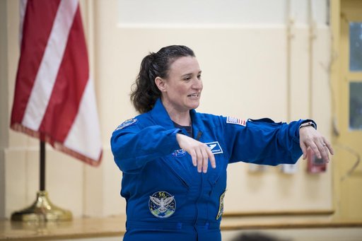 Astronaut Serena Auñón-Chancellor at Excel Academy