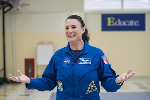 Astronaut Serena Auñón-Chancellor at Excel Academy