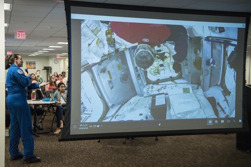 Astronaut Serena Auñón-Chancellor at NASA HQ