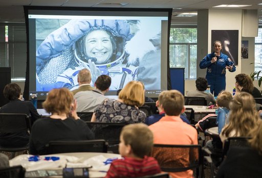 Astronaut Serena Auñón-Chancellor at NASA HQ