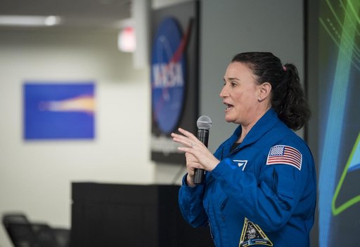 Astronaut Serena Auñón-Chancellor at NASA HQ