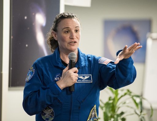 Astronaut Serena Auñón-Chancellor at NASA HQ
