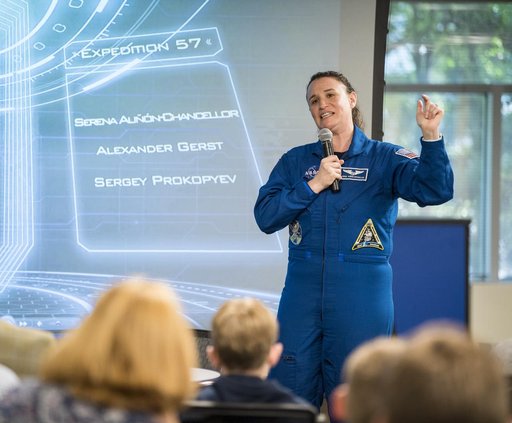 Astronaut Serena Auñón-Chancellor at NASA HQ