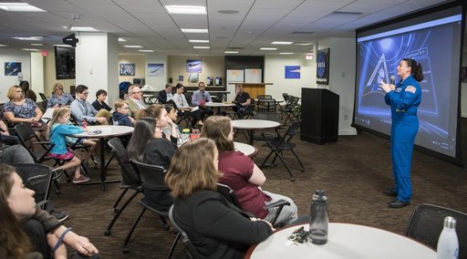 Astronaut Serena Auñón-Chancellor at NASA HQ