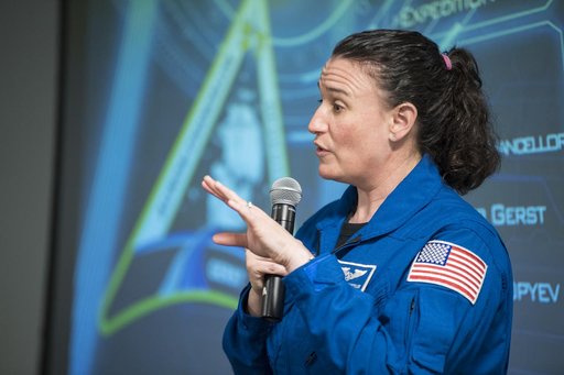 Astronaut Serena Auñón-Chancellor at NASA HQ
