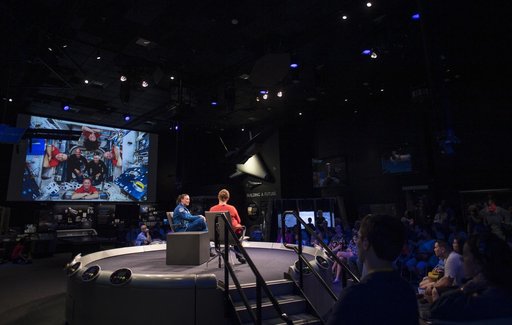 Astronaut Auñón-Chancellor at NASM