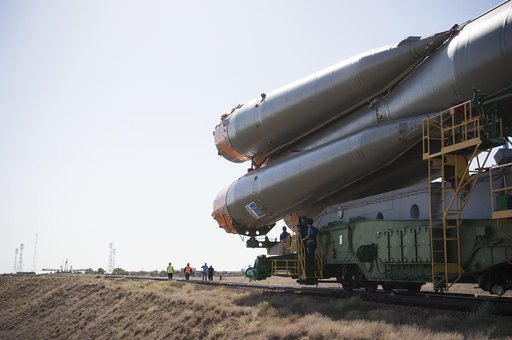 Expedition 60 Soyuz Rollout