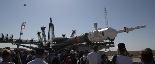 Expedition 60 Soyuz Rollout