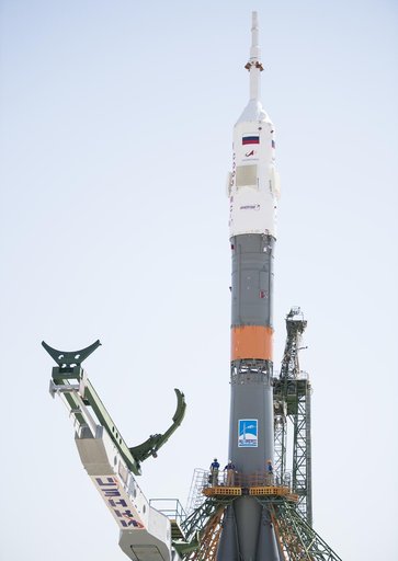 Expedition 60 Soyuz Rollout