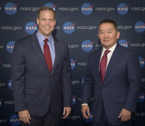 Administrator Bridenstine Meets Mongolian President Battulga