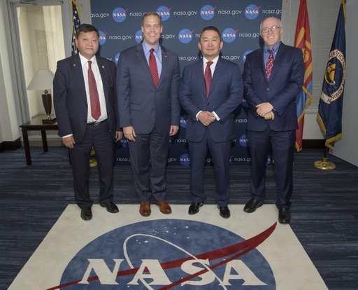 Administrator Bridenstine Meets Mongolian President Battulga