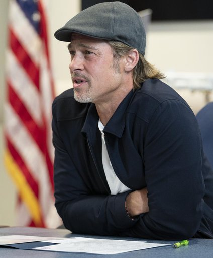 ISS Downlink with Actor Brad Pitt
