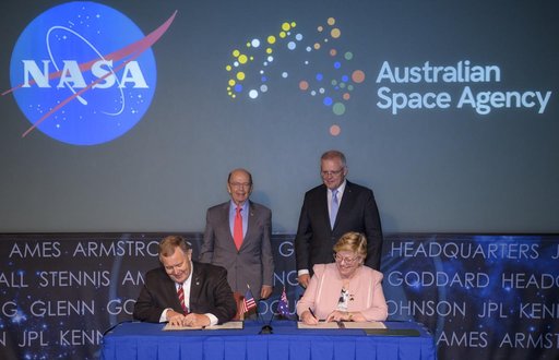 Letter of Intent Signing Between NASA and the Australian Space A