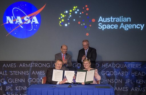 Letter of Intent Signing Between NASA and the Australian Space A