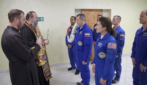 Expedition 61 Crew Blessing