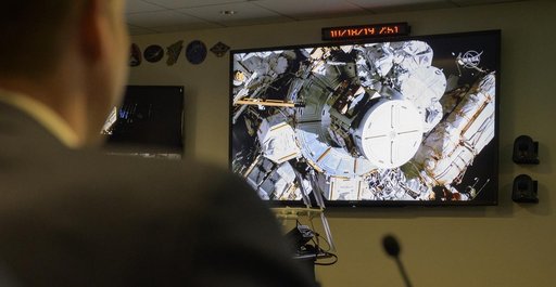 NASA Leadership and Members of Congress watch First All-Woman Sp