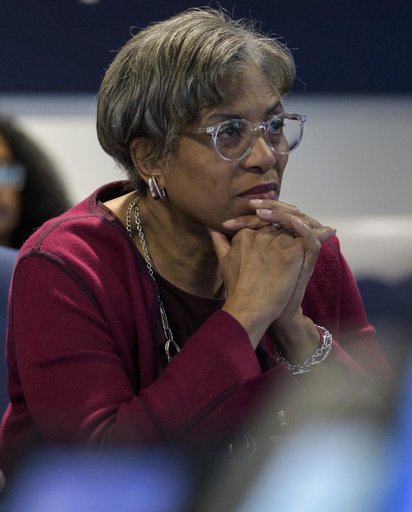 NASA Leadership and Members of Congress watch First All-Woman Sp
