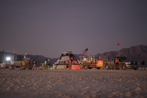 Boeing CST-100 Starliner Landing