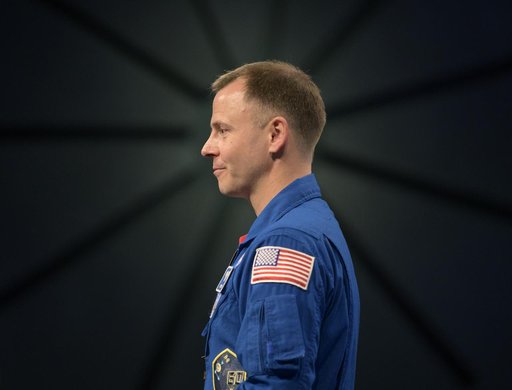 Astronauts McClain and Hague at NASM