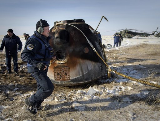 Expedition 61 Soyuz Landing