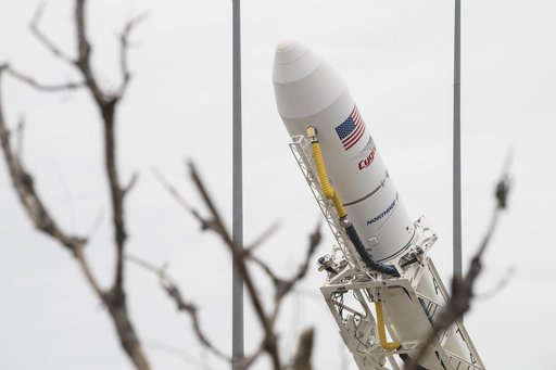 Northrop Grumman Antares CRS-13 Lowered Into Horizontal Position